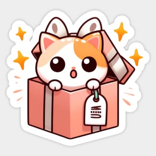 A friend also gave me a kitten Sticker